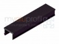 Preview: Cover profile groove 10 black B-type 2000 mm