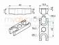 Preview: Bolt Connector Set 45 Groove 10 B-Type Complete