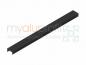 Preview: Cover profile aluminium black 2000mm Groove 8 I-type