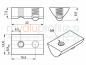 Preview: Sliding block without bridge M4 groove 8 I-type