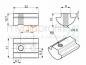 Preview: Sliding block M5 sliding groove 8 I-type