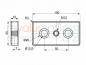 Preview: Foot plate 100x50 M12 groove 10 B-type