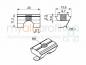 Preview: Sliding block 10 w. Bridge + spring plate, M6 electrically conductive