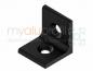 Preview: Angle 45x45 black groove 10 B-type