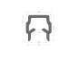 Preview: Cover and edging profile groove 5 I-type black 1000 mm