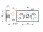 Preview: Foot plate Groove 10 40x80 M12