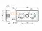 Preview: Foot plate Groove 10 40x80 M12