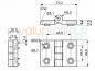 Preview: Hinge 45x45 Groove 10 B-type PA Set