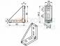 Preview: Angle 40x80 ZN Slot 10 B-type