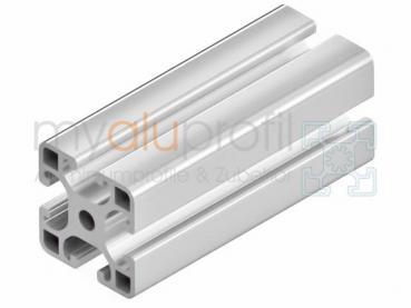Aluminiumprofil 60x60L I-Typ Nut 6 leicht silber eloxiert Alu Profil bis 2m 