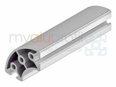 Aluminum profile R20x40 groove 5 I-typ 90°
