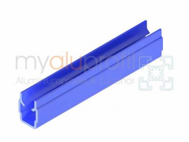 Cover and border profile blue 2000mm groove 8 I-type