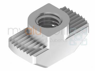 Hammer nut M6 bridge 1.5mm stainless groove 8 B-type