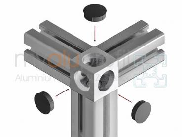 Cube connector cap 10