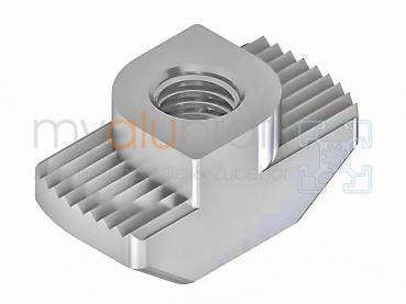 Hammer nut slot 10, M5 bar 3mm stainless