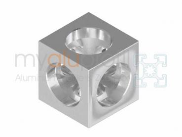 Cube connector 40x40 3D groove 10 B-type