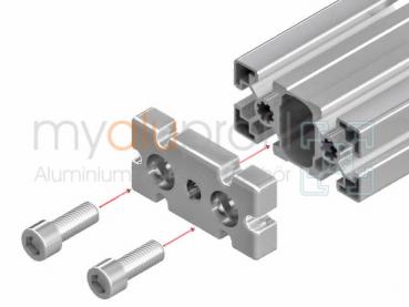 Foot plate Groove 10 40x80 M12