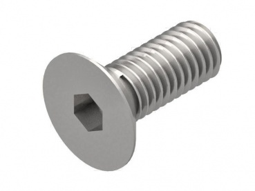 Countersunk screw M5x8 black steel