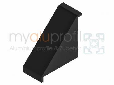 Angled cover cap 30x60 ZN groove 8 B-type