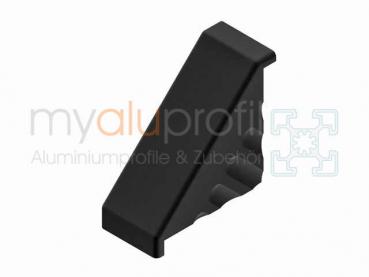 Angled cover cap 45x90 ZN groove 10 B-type