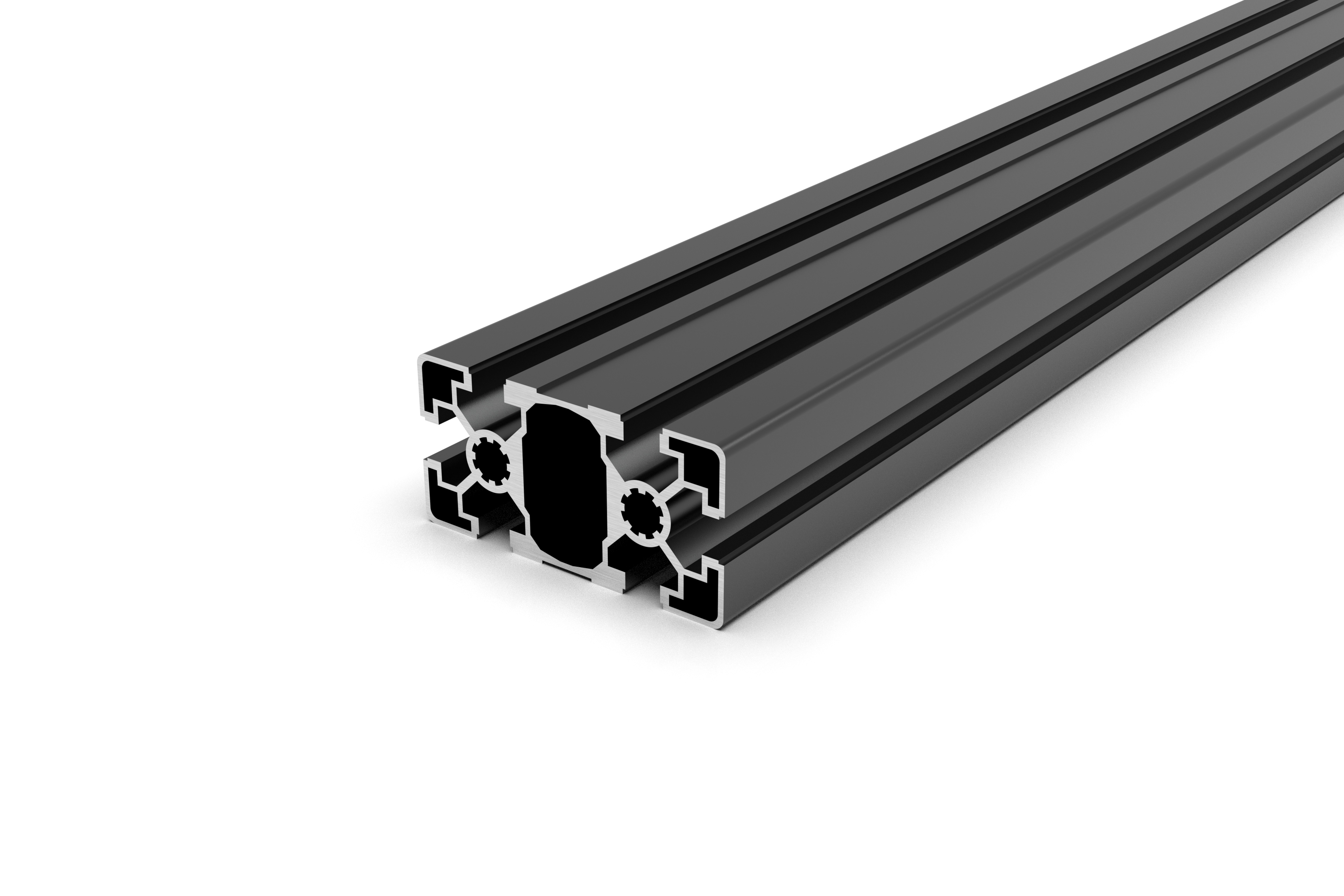 Aluminiumprofil 45x90L – Nut 10, Leicht, Silber Eloxiert, 2000 Mm – Für Montagesysteme