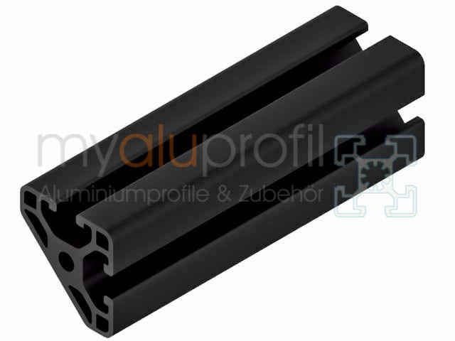 myaluprofil - Aluminium profile 30x30 groove 6 I-type 45°