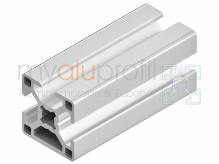 Aluminium profile 30x30 groove 8 B-type 1N