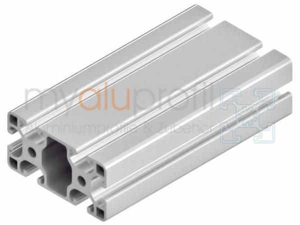 Bar in Length 6040 mm - Aluminium profile 40x80 light groove 8 I-type