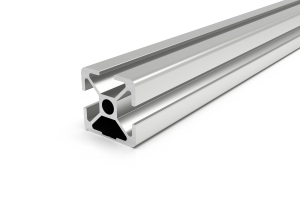 Aluminiumprofil 160x16L I-Typ Nut 8 leicht silb. 160 x 16 ALU Profil Zuschnitt
