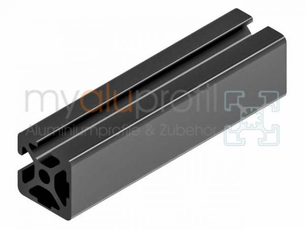 Aluminum profile 20x20 groove 5 I-type 2N90 Black