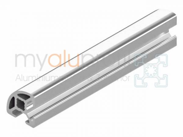 Aluminium profile R20x90° Groove 6 B-type