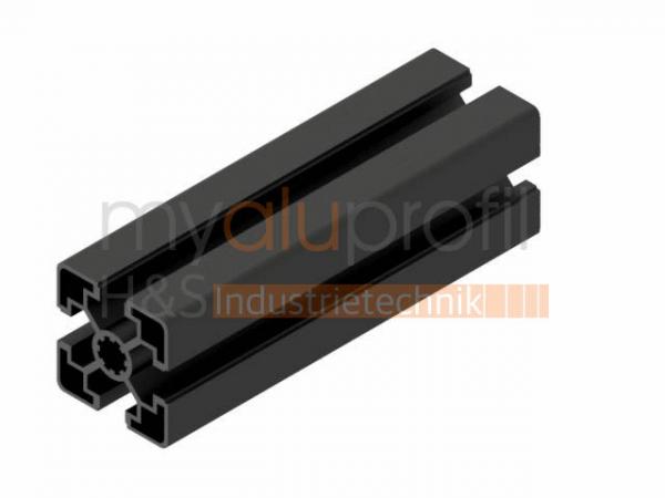 Aluminum profile 45x45 Groove 10 Light B-type Black