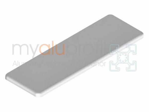 Cover Cap 120x40 grey groove 8 I-type