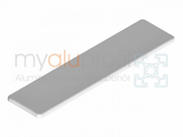 Cover cap 160x40 gray Groove 8 I-type