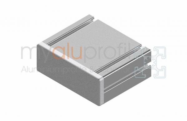 Cover cap 160x60 grey Groove 8 I-type