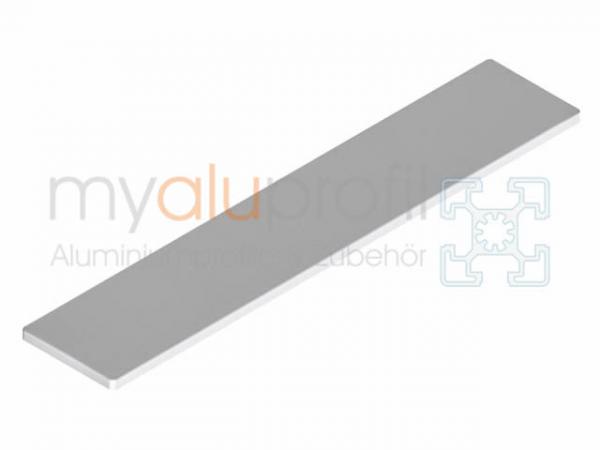 Cover cap 200x40 grey groove 8 I-type