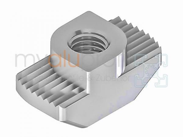 Hammer nut, M5 bridge 1.5mm stainless groove 8 B-type