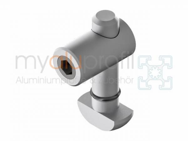 Quick-release connector 90 ° profile 30 groove 8 B-type