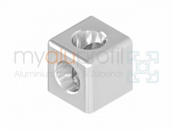 Würfelverbinder 40x40 2D Nut 8 I-Typ