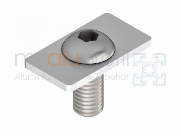 Centering plate set without nose Groove 8 I-type