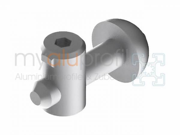 Central fastener without anti-rotation device groove 8 I-type
