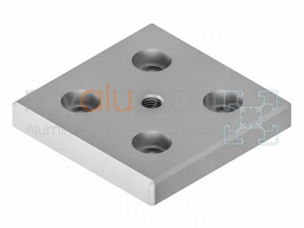 Foot plate 100x100 M12 groove 10 B-type