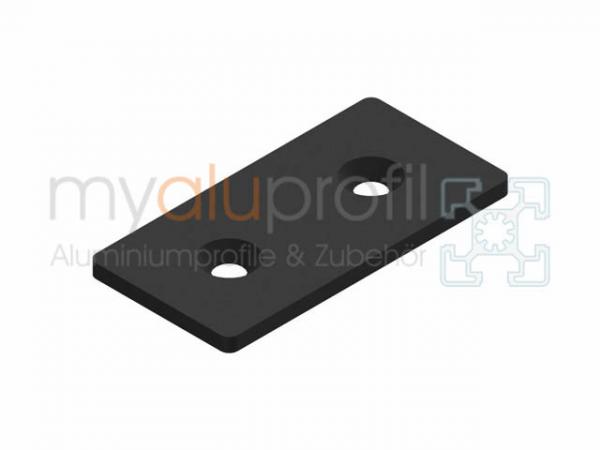 Latch 50x100 black slot 10 B-type