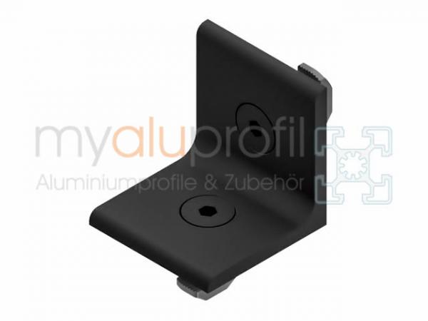 Angle 50x50 black set groove 10 B-type