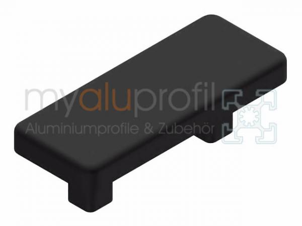 Profile cover cap 40x16 eco groove 8 I-type
