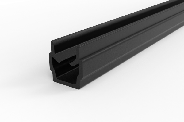 Cover and edging profile groove 5 I-type black 1000 mm