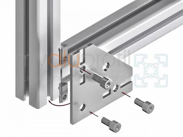 gusset plate groove 8 I-type