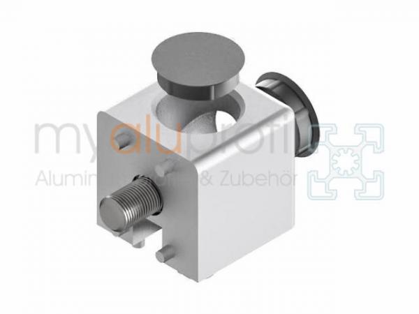 Cube connector set 30x30 groove 8 2D B-type