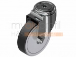 Lenkrolle D75 mit Rückenloch ohne Bremse